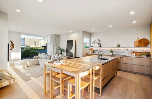 Omaha House | Architectural masterpiece, with private beach access.
