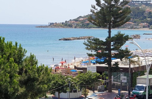 Arma di Taggia Condo | Arma di Taggia 2-Bedroom Apartment with Sea View Balcony