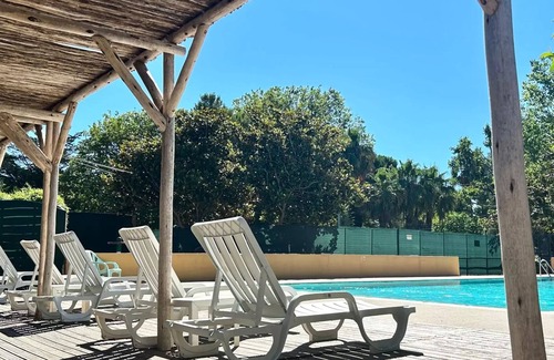 Villeneuve-les-Maguelone House | Arnel Campsite * - Mobil-home Nest Beach - 33m2 - 3 bedrooms - 6 people