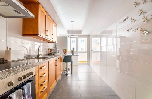 Arrecife Apartment | Arrecife Sands Apartment, op steenworp afstand van zandstrand, uitzicht op zee