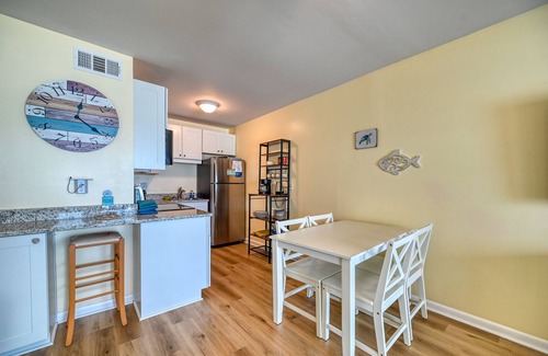 Sneads Ferry Condo | Arrr Place. Beachfront, 1 BR, pool & beach access. 2 Queens, 2 bunks