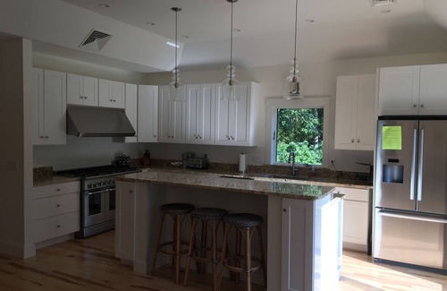 Vineyard Haven House | Art house. Huge yard. Great kitchen great location. Lrg grill and AC in W Tis