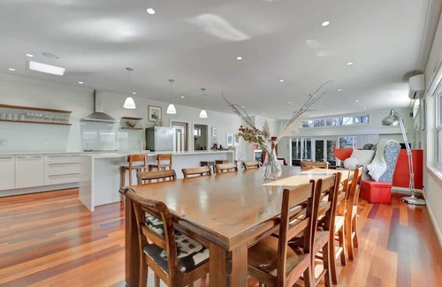 Orange House | Art House on Anson - Artistic Haven, Pets, Spa