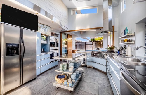 Crown Point House | Artful escape with private hot tub, sunset rooftop, shuffleboard - walk to beach