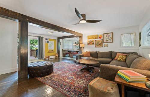 Waynesville House | Artistically furnished Creekside House with Pond