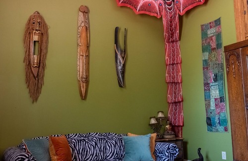 Bywater Bed & Breakfast | Artsy Bollywood Suite at The Lookout Inn in the colorful Bywater neighborhood!