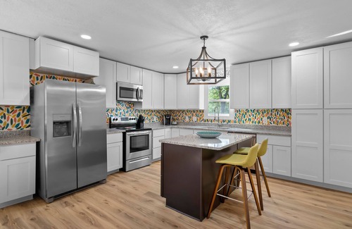 Parker House | Artsy Bungalow in West Village of GVL