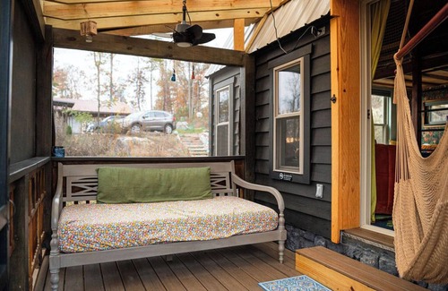 Lupton City Cabin | Artsy Chattanooga Tiny Cabin Next to State Forest