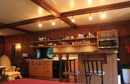 West Brattleboro Apartment | Artsy, Pet-Friendly Studio with a Forest in the backyard