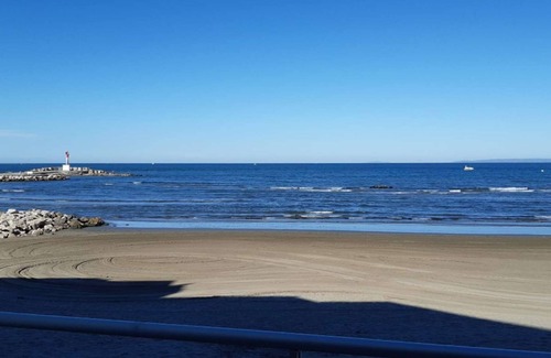 Le Grau-Du-Roi Apartment | AS22244-P4 Sea view,on the beach, private parking