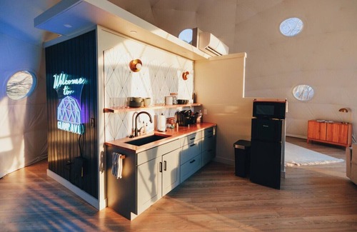 Fairview House | Asheville Luxury Glamping Dome, Mountain View, and Hot Tub!