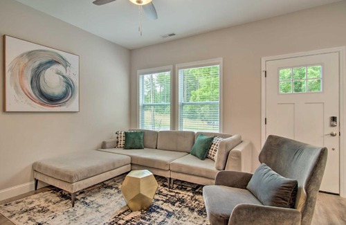 Asheville House | Asheville Retreat Hot Tub, Yard and Game Room!