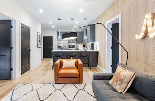 West End House | Astra | Modern Midtown Retreat with Pool, Gym, & Steps to Dining & Broadway