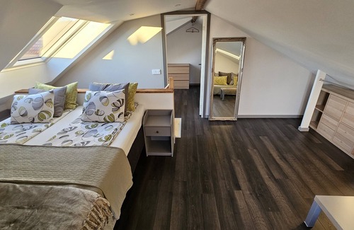 Sigtuna House | Attic Floor With Views Over Fields and sea
