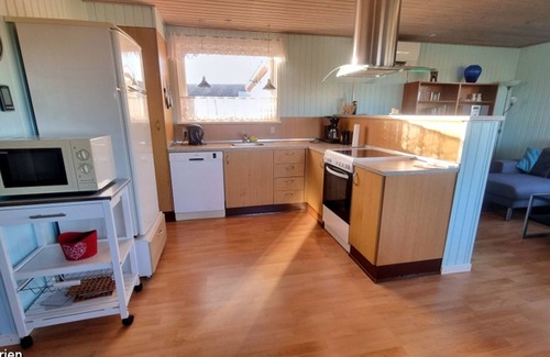 Vinderup House | Attractive, cozy wooden holiday home with a view of the picturesque Limfjord