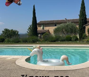 Saint-Didier Bed & Breakfast | Au Clair Ventoux B & B - SPA