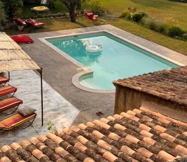 Saint-Didier Bed & Breakfast | Au Clair Ventoux B & B - SPA