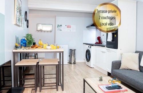 Castelnaudary Apartment | Au soleil levant*terrasse*Local à vélo*oc keys