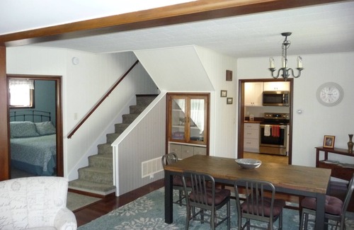 Northport House | August availability! Quaint and private Northport village home. Nice patio.