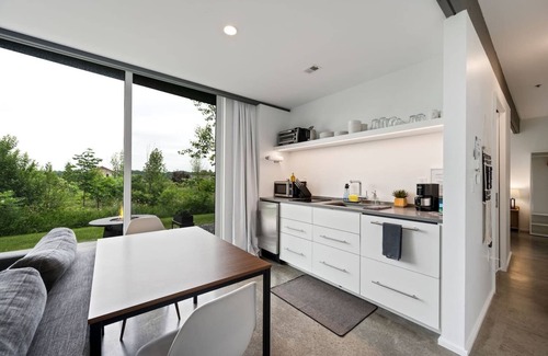 Egg Harbor Apartment | Award Winning Contemporary Flat - Walk to Downtown Egg Harbor - Flats on Church Street #102