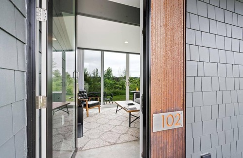 Egg Harbor Apartment | Award Winning Contemporary Flat - Walk to Downtown Egg Harbor - Flats on Church Street #102