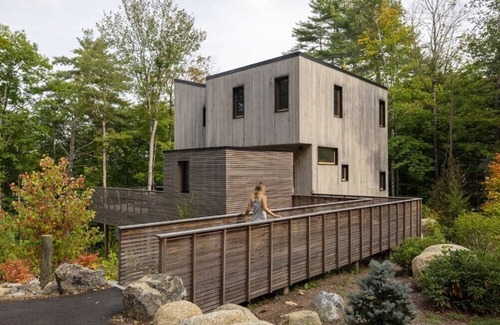 Meredith House | Award Winning Lake Waukewan Home sleeps 10 featured in Forbes Magazine