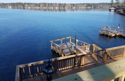 Wetumpka House | AWESOME view on lakefront property w/decks and dock on Lake Jordan