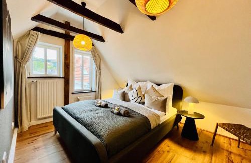 Marburg Apartment | AyCatcherHomes - BigLiving I 3 Bedrooms I 7 Persons I 2 Bathrooms I TopLocation I Old City Marburg I WLAN I Maisonette Boutique App LUNA