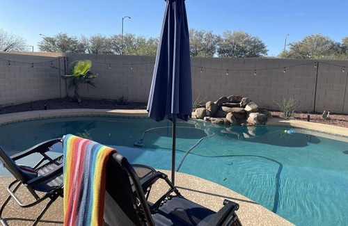 Sierra Montana House | AZ Sun & Serenity: 4BR home w/Heated Pool, BBQ Island, Prime location– Sleeps 12