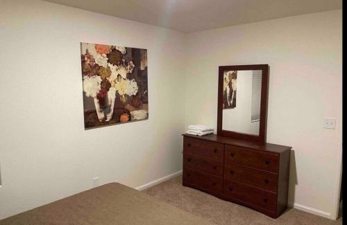 Colorado Springs House | AZGuestHouse at Meadow Queen-bedroom-SharedBath