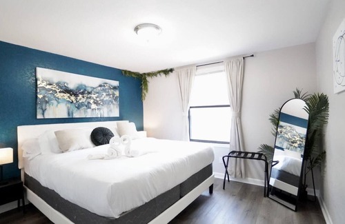Columbus Apartment | Azure Oasis - Convenient Comfort, Near Fort Moore