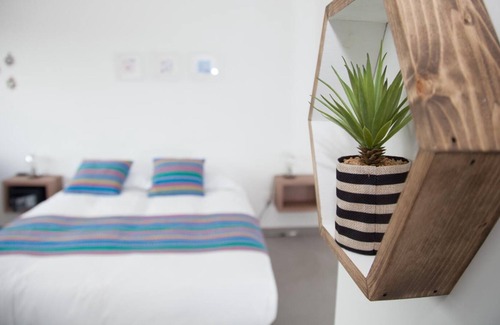 Fuorigrotta Apartment | Azzurro apartment with double bedroom and living room / kitchen with sofa bed and private bathroom