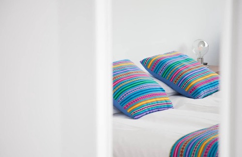 Fuorigrotta Apartment | Azzurro apartment with double bedroom and living room / kitchen with sofa bed and private bathroom