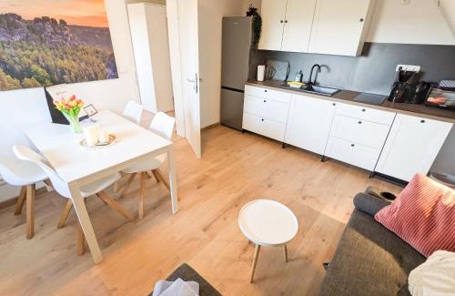 Lichtenhain Apartment | B5 Urlaubsmagie Gemütliche Wohnung inmitten der Sächsischen Schweiz