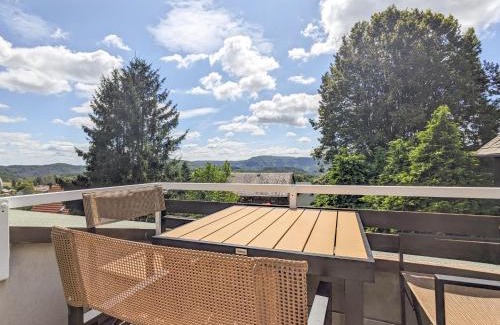 Lichtenhain Apartment | B6 - Urlaubsmagie - Inmitten der Sächsischen Schweiz mit Balkon mit Ausblick auf die Sandsteine