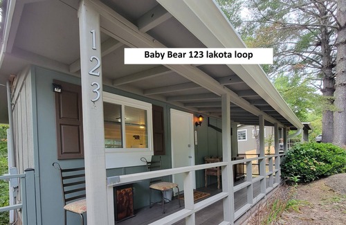 Qualla Cabin | *Baby Bear* Bear-A-Dice CABIN Hot tub, firepit, BBQ hiking trails near Cassino
