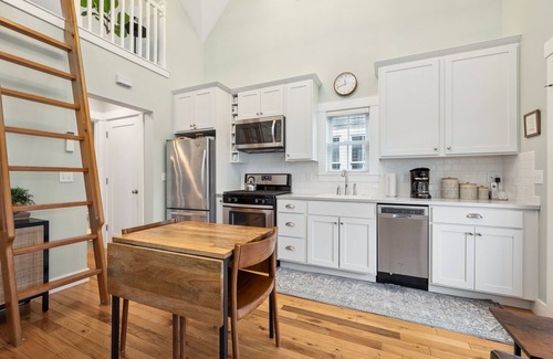 Seabrook House | Back Home, bring your pup along and enjoy the orchard cabin!