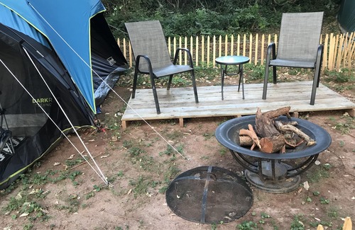 Winston - Salem RV Rental | Backyard camping tent