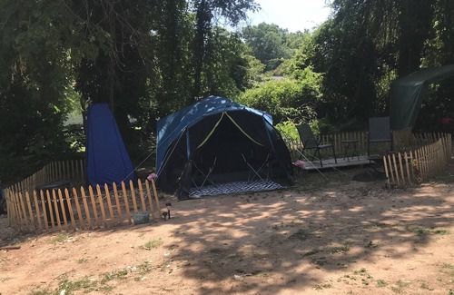 Winston - Salem RV Rental | Backyard camping tent