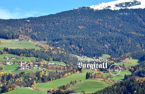 Bressanone Apartment | 'Bad Burgstall Apartment Gromml' with Mountain View & Shared Pool