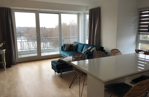 Werl-Aspe House | Bad Salzuflen mit Seeblick, Wohnen wie im Urlaub!