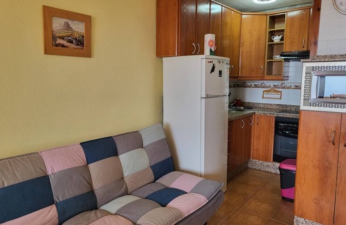 Santiago del Teide Apartment | Balcony, sea view, WiFi, A/C, swimming pool, 100 mts. from the beach