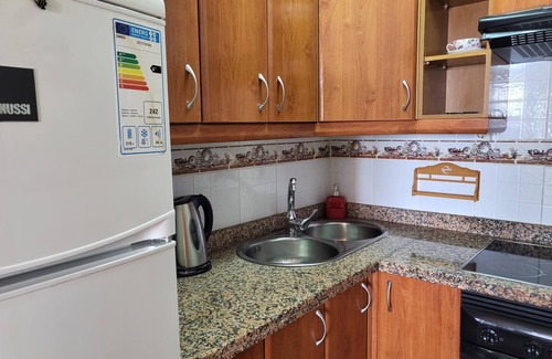 Santiago del Teide Apartment | Balcony, sea view, WiFi, A/C, swimming pool, 100 mts. from the beach