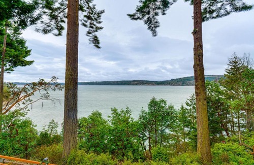 Adelma Beach House | Balcony with Bay Views Family Gem in Port Townsend