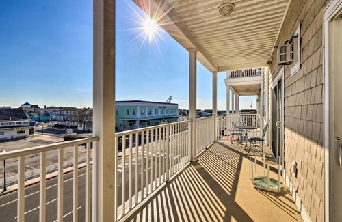 Ocean City Apartment | Balcony with Inlet View Dtwn Ocean City Condo