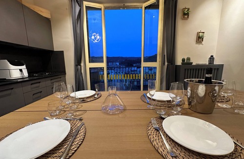 Dogliani Apartment | Barolo area. Cozy Design app With panoramic view. Amazing interior and furniture