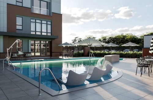 Richmond Apartment | Barsala l Modern 2BD overlooking a sparkling pool, fast Wi-Fi