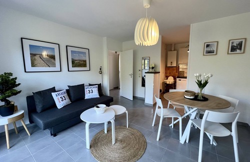 Lanton Apartment | Bassin d'Arcachon, quiet : charming flat in Cassy