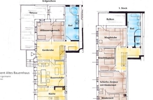 Steinbach am Attersee Apartment | Bauernhaus Apartment 4 bis 10 Personen - Attersee-chalet Angermann