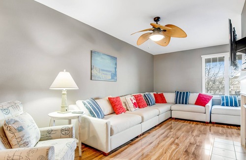 Sun Ridge House | Bayside Resort townhouse with fireplace, pool, basketball, and tennis court
